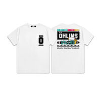 ✨ เสื้อยืด bS7U //เสื้อยืด Oversize สายซิ่ง OHLINS  Fastlane เสื้อผู้ชาย/ผู้หญิง!