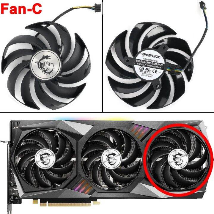 90mm Pld09210b12hh Fan For Msi Geforce Rtx 3090 Rtx 3080 Rtx 3060 Ti Gaming X Trio Rtx 3090 Rtx