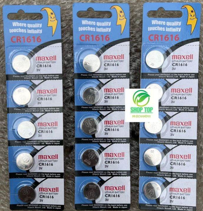 CR1616 3V Maxell Original Lithium Button Cell Battery Lazada PH