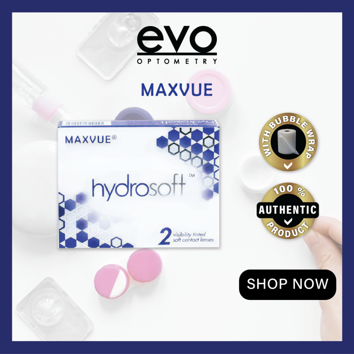 evo MAXVUE hydrosoft Monthly Contact Lenses (2 pcs) | (6 pcs) | Lazada
