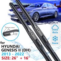 Car Front Wiper Blades For Hyundai Genesis G80 Mk2 DH 2013 2020 2021 2022 Windscreen Windshield Window Car Accessories 2019 2018