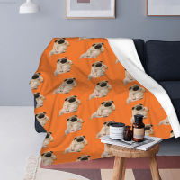 2023 blanket- Pugs And Kisses Quilt, Big Dark Eyes Of Pug Are Adorable Quilt Blanket Multiple styles  30 High quality blankets！