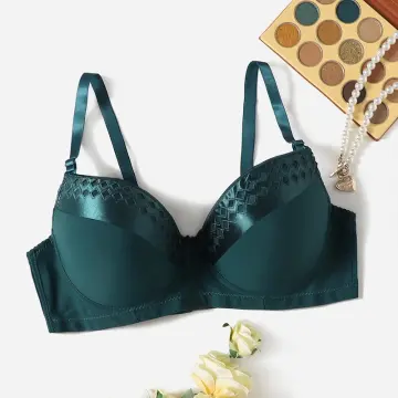 Size C Cup Bra 38C 40C 42C 44C Women Non Wired Push Up Bra Cotton Full Cup  Plain Soft and Comfortable Bra Wanita