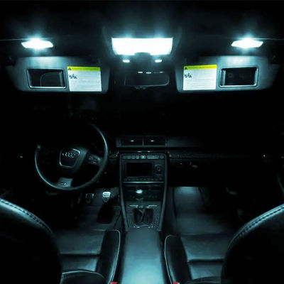17x Canbus White LED Light Bulbs Interior Kit For 2005-2009 Audi Q7 Map Glove Box Trunk Cargo License Lamp 12V Car Light Source