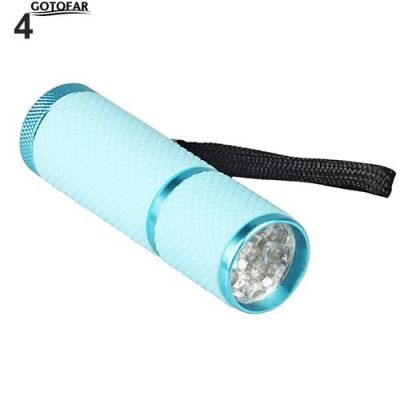 Gotofar Portable Mini 9 LED Nail Dryer UV Gel Curing Lamp Flashlight Torch