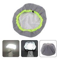 Bike Bicycle Helmet Cover Cycling Waterproof Reflective Helmet Water Cover Elastic Adjustment Buckle Outdoor Cycling Accessories Nails Screws Fastener