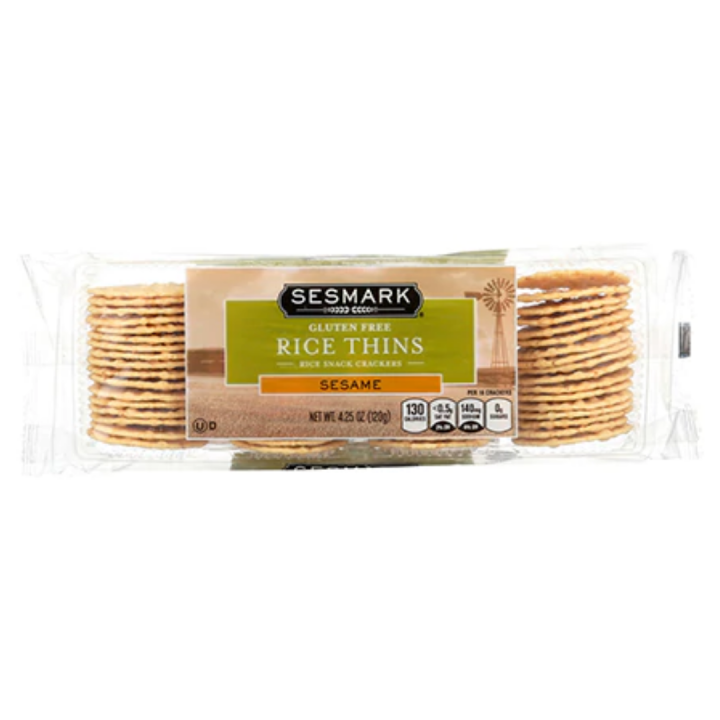 Sesmark Gluten Free Sesame Rice Thins Snack Crackers 120g Lazada PH