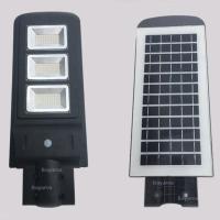 ไฟถนนโซล่าเซลล์ ชุดโซล่าเซลล์ LED Street Light Solar Sensor 60W แสงสีขาว