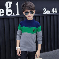 Winter childrens Sweater Cotton products clothing Boys Sweater O-Neck pullover Sweater winter Keep warm Kids clothes