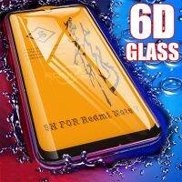 【CW】 6D Glue Cover Tempered Glass Pocophone 9 8 3 Note 7 6 5 Protector Film