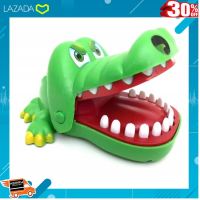 [ เสริมสร้างพัฒนาการสมอง เกมครอบครัว ] THETOY ของเล่น Crocodile Dentist จระเข้งับนิ้ว (สีเขียว) [ เหมาะเป็นของฝากของขวัญได้ ].