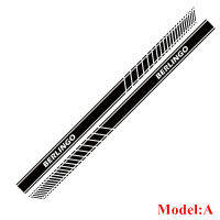 Car Door Side Skirt Stripes Decor Sticker For Citroen Berlingo M XL Racing Sport Styling Auto Body Accessories Vinyl Decals