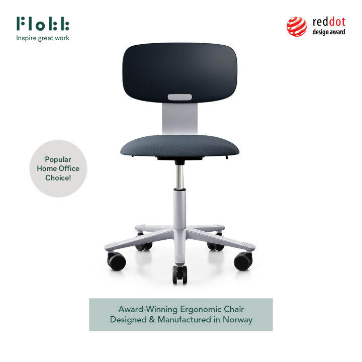 HÅG HÅG Tion 2140 Ergonomic Office Chair by Flokk Mist Plastic Back