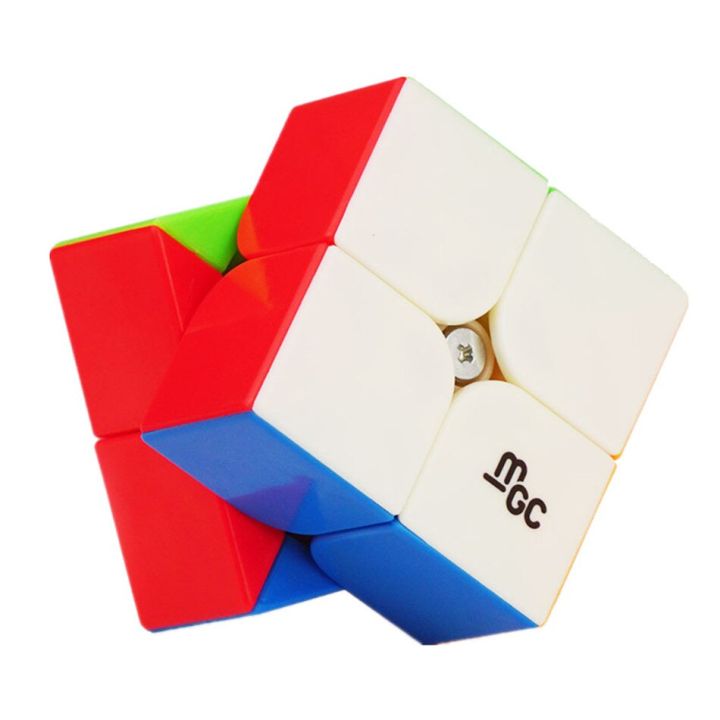 yj-mgc-2-2x2-m-magnetic-magic-speed-cube-stickerless-professional-fidget-toys-mgc-2-m-cubo-magico-puzzle-brain-teasers