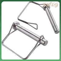 FEELDG 2Pcs 1/2 "x 3.54" หมุดล็อคเพลา เหล็กไร้สนิม 12.6X90มม. สายล็อคพิน ทนทานสำหรับงานหนัก สี่เหลี่ยมสี่เหลี่ยม หมุดหัวเข็มขัดแบบสปริง รถพ่วงฟาร์ม