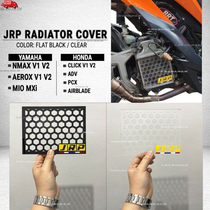 Jrp Radiator Cover Nmax V1 V2 Aerox V1 V2 Mio Mxi Hondaclick V1 V2 Adv Pcx Airblade Plug And