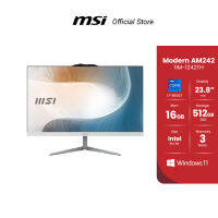 MSI ALL-IN-ONE PC MODERN AM242 11M-1242TH/23.8" FHD LED/ i7-1165G7/16GB/ SSD 512GB/Window 11 Home (ออลอินวัน)