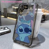 ↂ◎♕ lakersjersey21 Stitch iPhone 13 Apple 14Pro mobile phone case xsmax drop-resistant 8plus case 12/11 all-inclusive xr/x/7