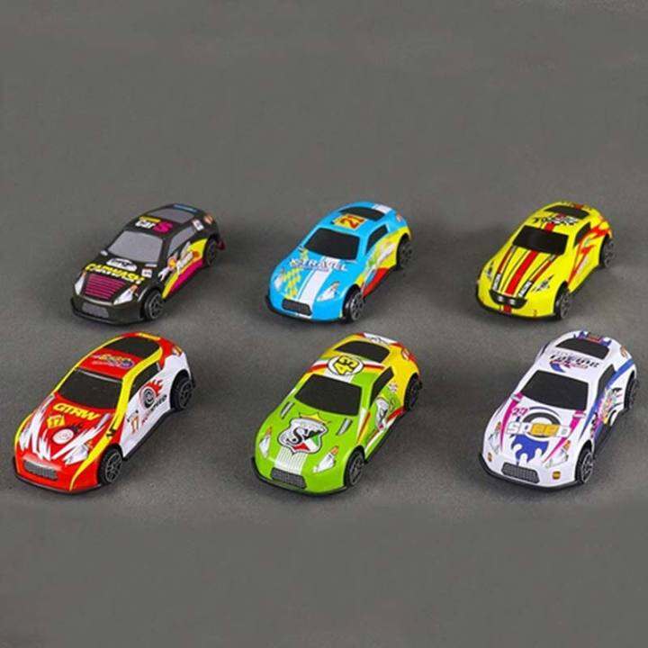 6pcs-set-toy-racing-car-alloy-iron-shell-taxi-model-inertia-sliding-rail-car-mini-small-gift-toys-for-children-boys