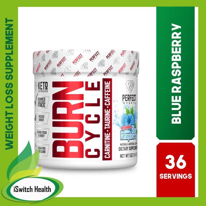 Perfect Sports Burn Cycle KETO Fat Burning Energy Drink 36 Servings