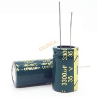 2pcs/lot 35V 3300UF  16*25  high frequency low impedance aluminum electrolytic capacitor 3300uf 35v 20%