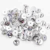 【CW】 3mm-6mm 100pcs Flatback Middle Hole Sewing Rhinestones Crystals Strass Beads Sew for Fabric