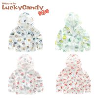 Lukcycandy เสื้อโค้ทกันแดด แบบนิ่ม กันน้ํา แฟชั่นฤดูร้อน สําหรับเด็กผู้ชาย และเด็กผู้หญิง อายุ 0-10 ปี