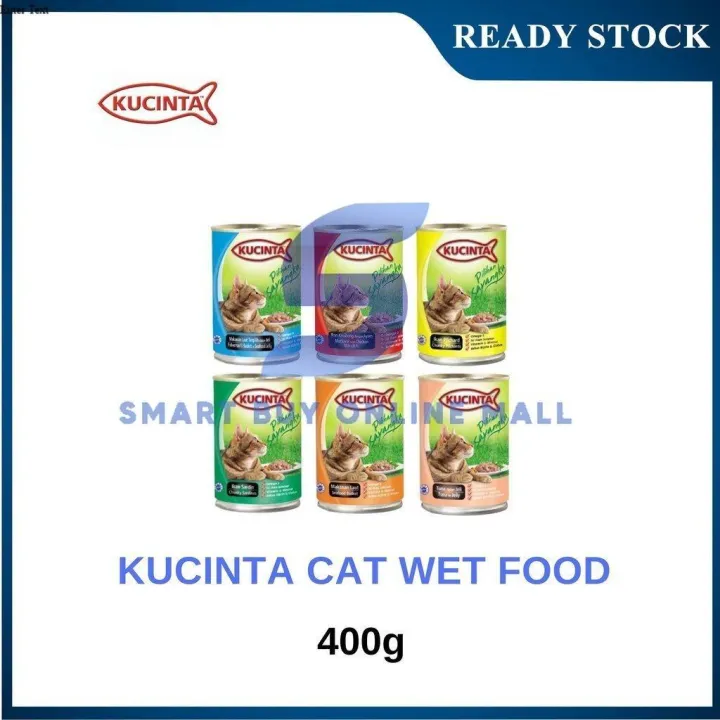 Kucinta Cat Canned Food 400g Cat Wet Food 5 Flavors Lazada