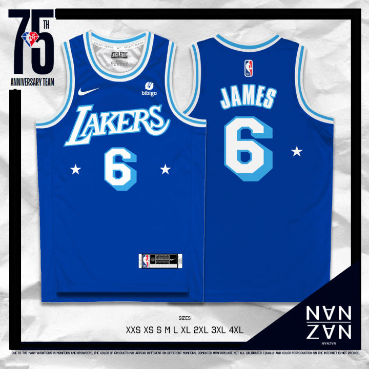 Los Angeles Blue, Lebron James, High Quality Full Sublimation