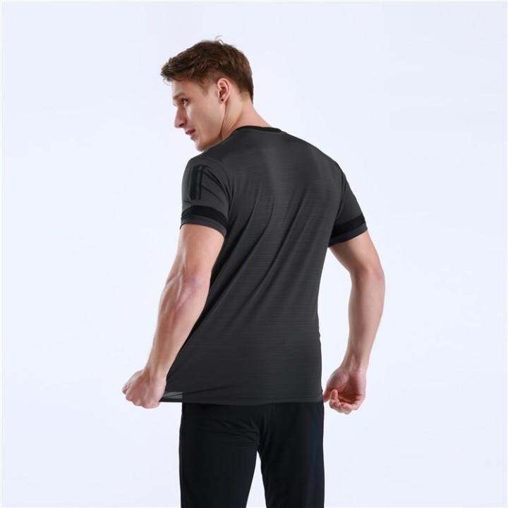 lulu-quick-drying-breathable-fitness-top-เสื้อยืดแขนสั้นผู้ชายบาสเก็ตบอลฟุตบอล90087