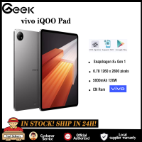 vivo iQOO Pad tablet Mediatek Dimensity 9000+ 12.1 inches 144Hz HDR10 10000mAh 44W fast charger google play