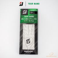 s18 Bridgestone Tour Nano Glove WH (GLG19) ถุงมือกอล์ฟผู้ชาย ขนาด 22/23/24/25/26 CM.