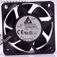 ◎ FOR DELTA 6025 6CM AFB0648EH 48V 0.21A 4 wire PWM frequency converter cooling fan 60x60x25mm