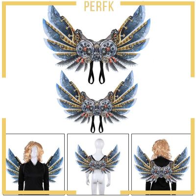 [Perfk] Cool Punk Wing for s Kids Stage Performance Carnival Theme Party Prop