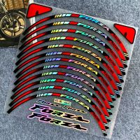 14″ 15″  Motorcycle Wheel Sticker Reflective Rim Scooter Hub Strips Decal Accessories for Honda FORZA 125 250 300 350 Forza MF13 Decals  Emblems