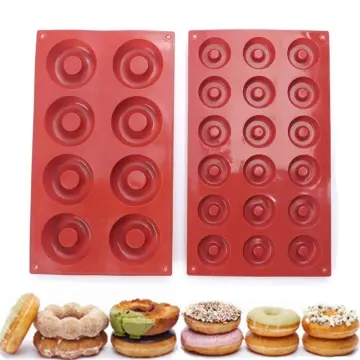 3D 18-Cavity Silicone Mini Donut Mold