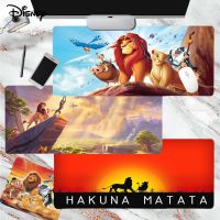 Disney Lion King Mouse Pad สต็อกแล็ปท็อปเมาส์เกมมิ่งขนาดแผ่นรองเมาส์สำหรับขอบขนาดใหญ่