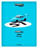 Tarmac Works 1:64 RWB Backdate Blue #51 Diecast Model Car