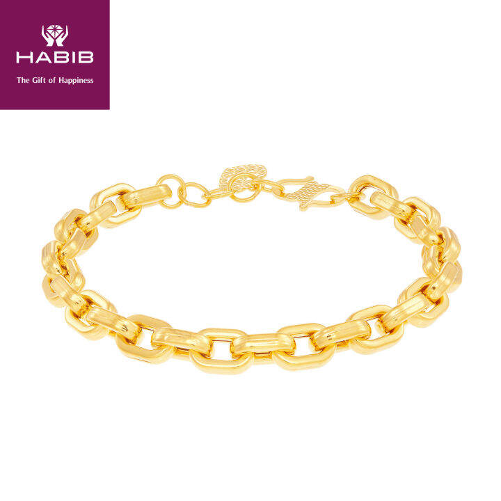 HABIB 916 Yellow Gold Bracelet BAA280101620422 Lazada