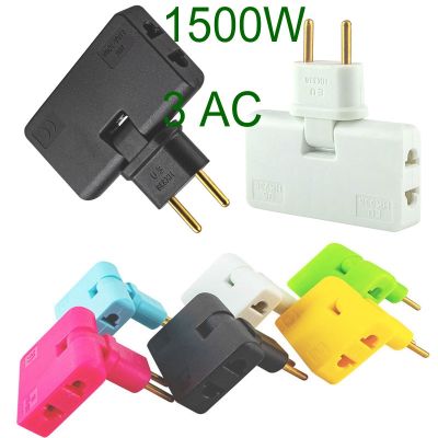 US/EU Outlet Power Converter Rotate Charger Wall USB Socket Adapter Splitter Converter Socket One To Three Power Conversion