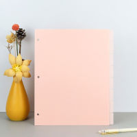 RUDMALL 8 แผ่น Binder Dividers Binder Notebook Page Page Page Page Divider สำหรับ Binders