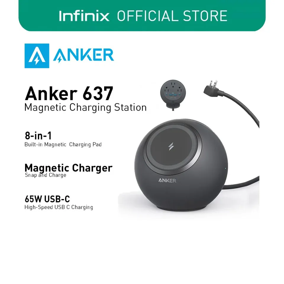 未開封Anker 637 Magnetic Charging Station 白 - スマホアクセサリー