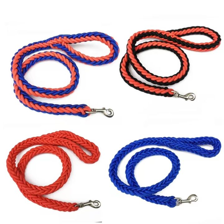 nylon-dog-harness-leash-for-medium-large-dogs-leads-pet-training-running-walking-safety-mountain-climb-dog-leashes-ropes-supply