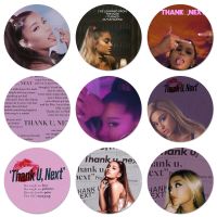 Thank U  Next Ariana Grande Icons Pins Badge Decoration Brooches Metal Badges For Backpack Decoration 58mm Fashion Brooches Pins