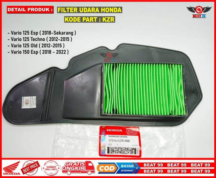 Filter Udara Honda Vario 125 (2012 2015), Vario 125 Techno, Vario 125 Old, Vario 150 Old Kode