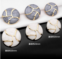 High Quality Fashion Sewing Button Metal Decorative Buttons for Women Overcoat Garment Accessories DIY