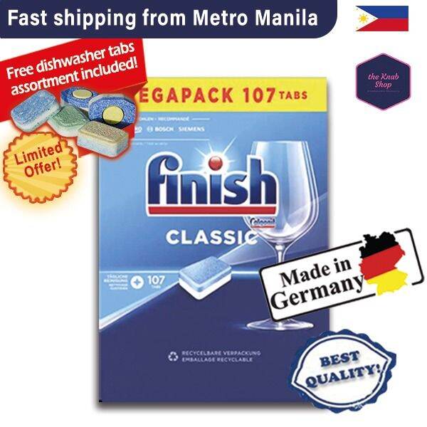 Finish Powerball Classic XXL107 tabsdishwasher tabs/detergentMade in