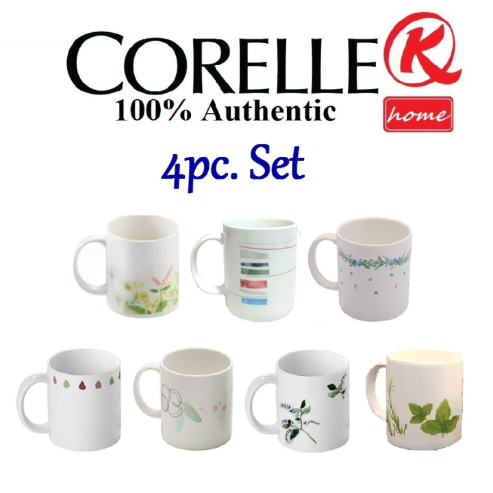 CORELLE Coordinates Mug 350ml 4 Piece Set (New) Lazada PH