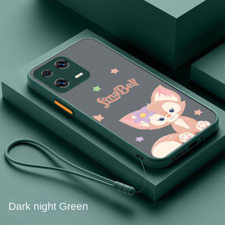 xiaomi-13-pro-13-lite-linabell-fox-ปุ่มความคมชัดเคลือบผิวเคสพลาสติกให้ความรู้สึกเคสนิ่มใส่โทรศัพท์เคสกันกระแทก