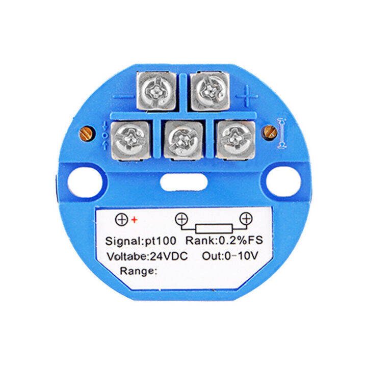 pcbfun-โมดูลเครื่องตรวจจับแบบแยกส่งสัญญาณอุณหภูมิ-pt100-40-120องศา-4-20ma-24v